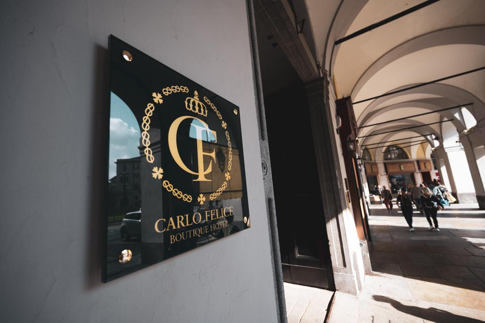 Carlo Felice Boutique Hotel Turin Exterior photo