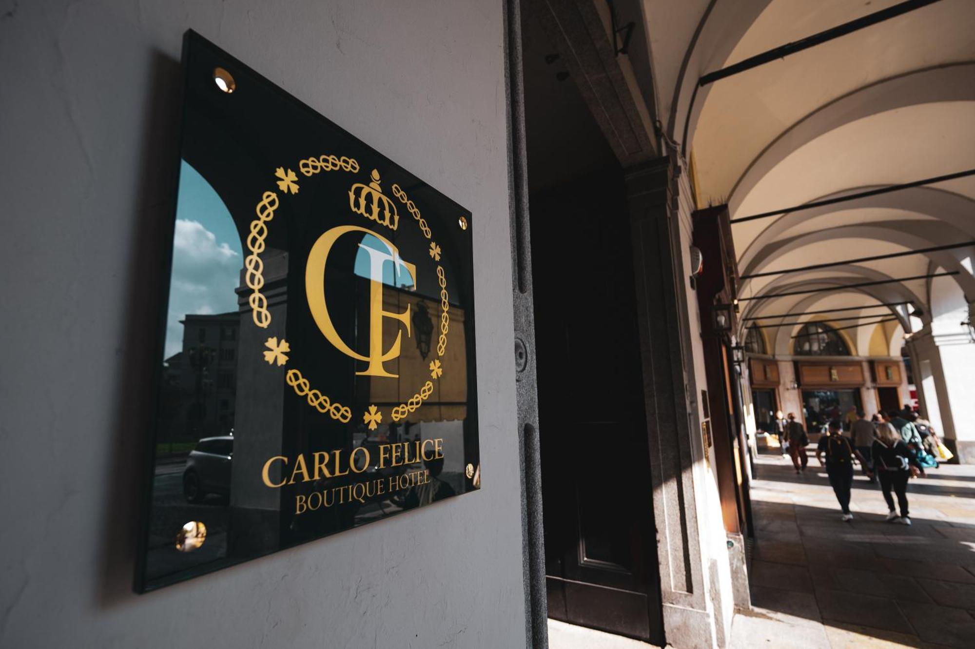 Carlo Felice Boutique Hotel Turin Exterior photo